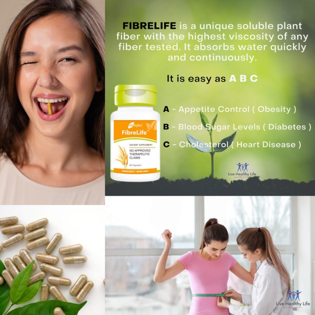 Women taking FibreLife - complete wellness supplement for daily health